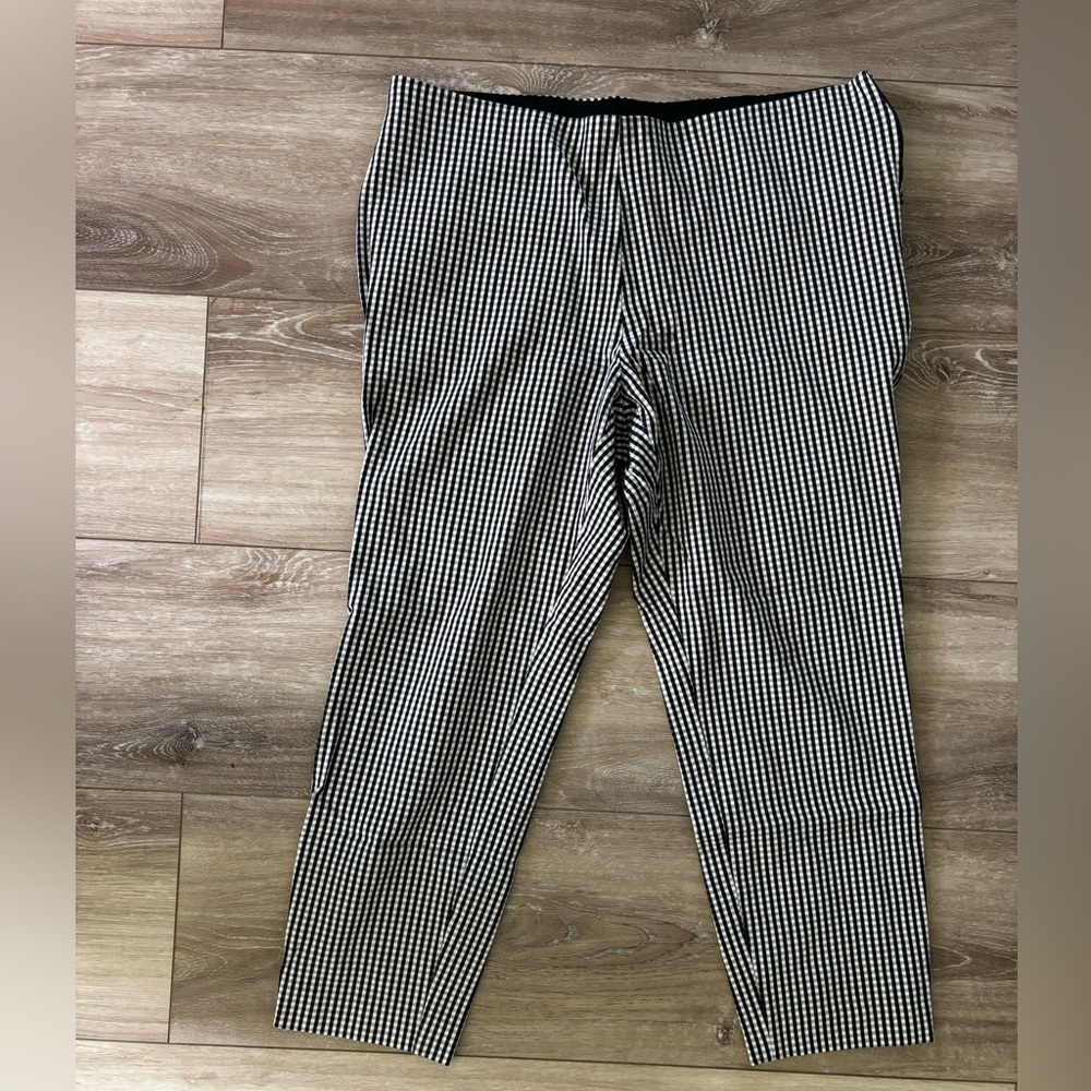 Black and White Checkered Pants